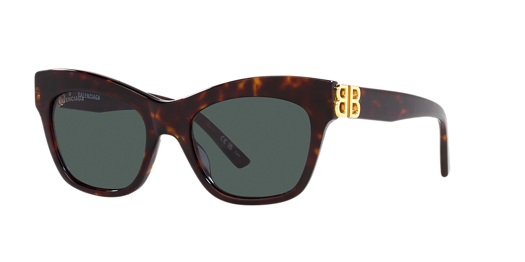 Balenciaga BB0132S Women Brown Cat Eye Sunglasses