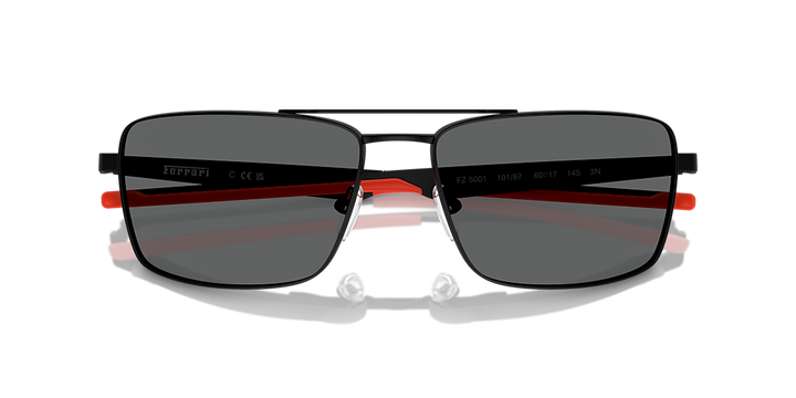 Scuderia Ferrari FZ5001 Men Black Rectangular Sunglasses