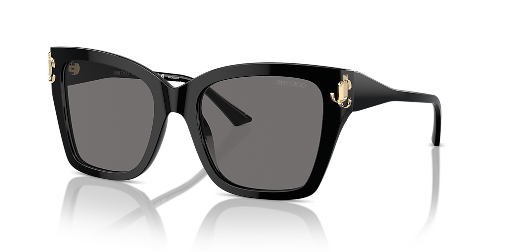 Jimmy Choo JC5012 Women Square Black Sunglasses