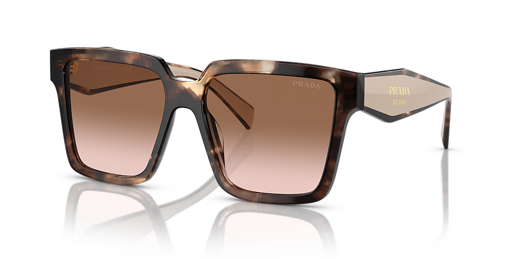 Prada 24ZS Women Havana Square Sunglasses