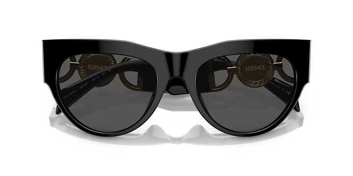 Versace VE4440U Women Black Cat-Eye Sunglasses