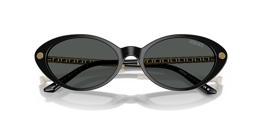 Versace VE4469 Women Black Cat-Eye Sunglasses