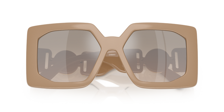 Versace VE4478U Women Beige Oversized Square Sunglasses