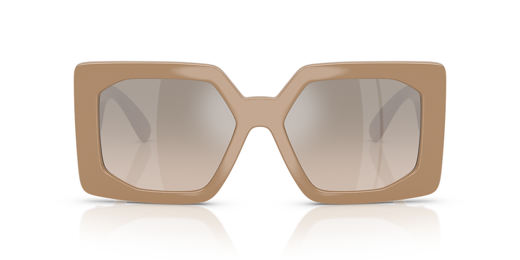 Versace VE4478U Women Beige Oversized Square Sunglasses