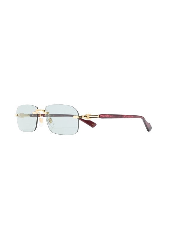 Gucci 1221 Unisex Rectangular Sunglasses