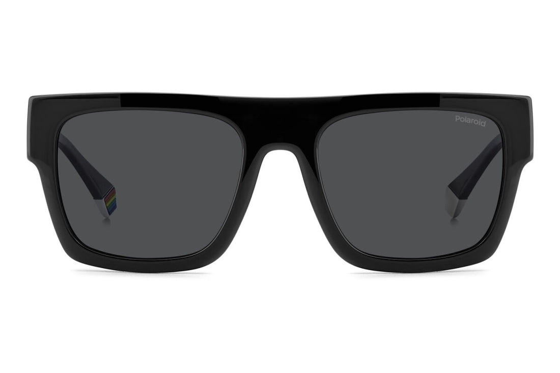 Polaroid 6224/S Men Bold Black Square Sunglasses