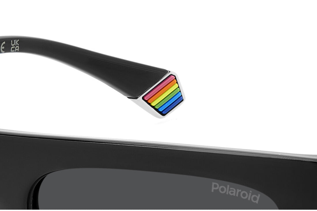 Polaroid 6224/S Men Bold Black Square Sunglasses