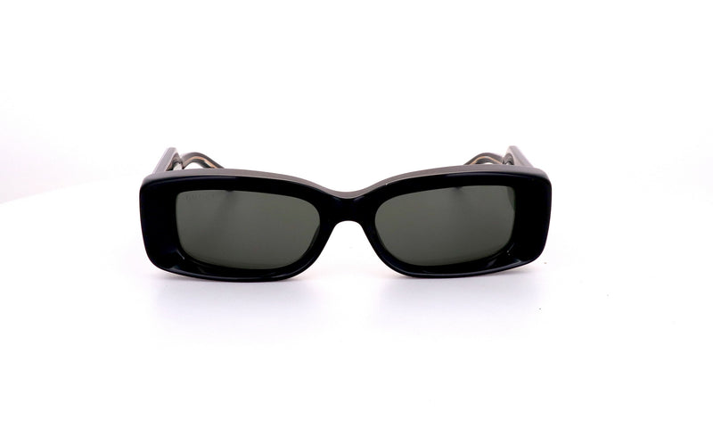 Gucci GG1528 Women Black Rectangular Sunglasses