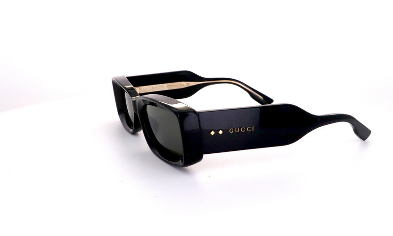 Gucci GG1528 Women Black Rectangular Sunglasses