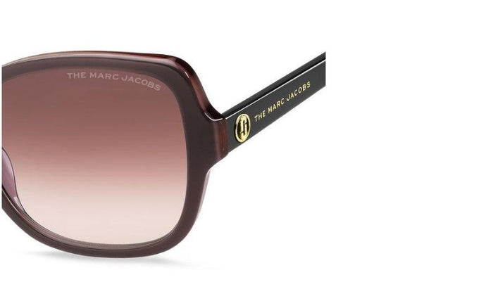 Marc Jacobs 555/S Women Oversized Burgundy Sunglasses