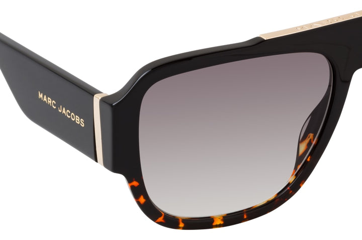 Marc Jacobs 756/S Men Pilot Black and Tortoiseshell Sunglasses