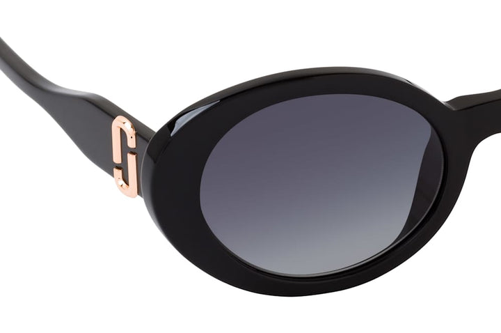 Marc Jacobs 792/F/S Women Oval Black Sunglasses