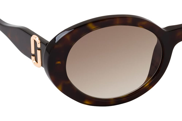 Marc Jacobs 792/F/S Women Oval Tortoiseshell Sunglasses