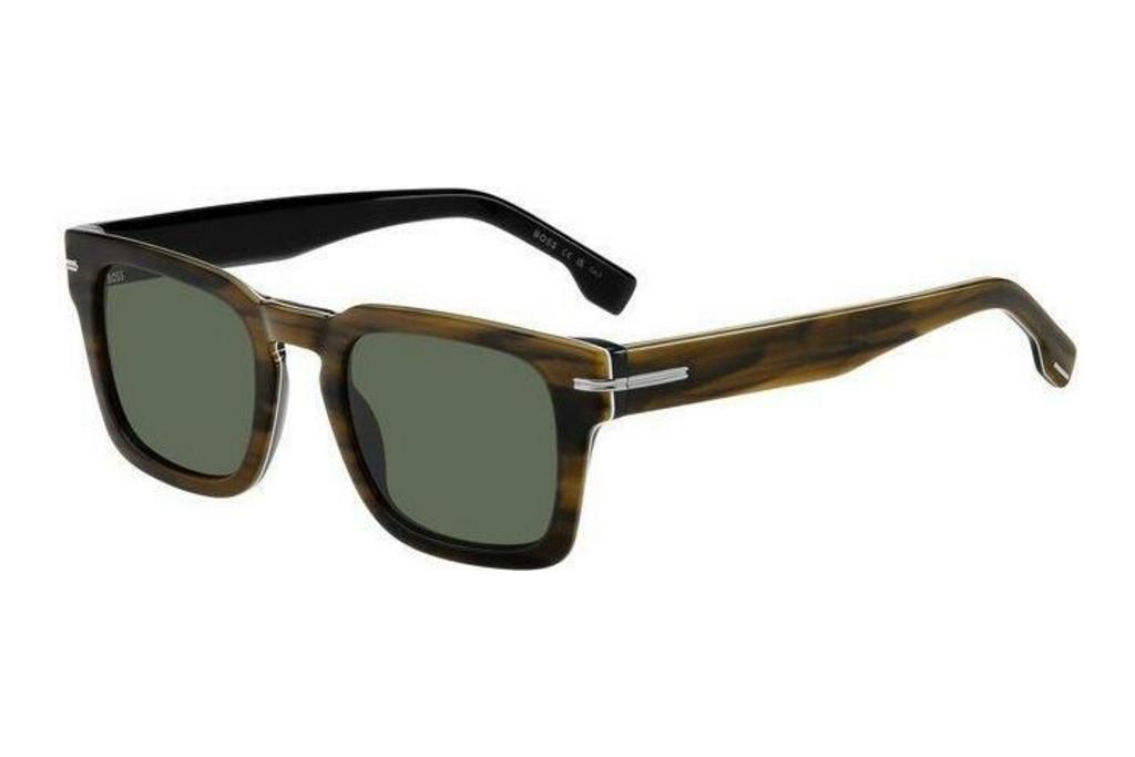 Boss 1625 Men Brown Rectangle Sunglasses