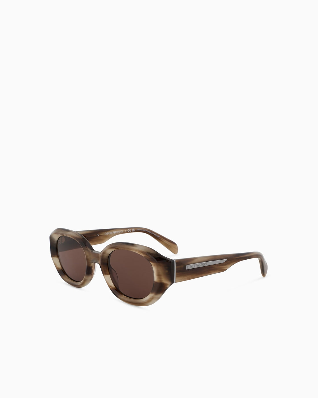 Emporio Armani EA4230U Unisex Brown Round Sunglasses