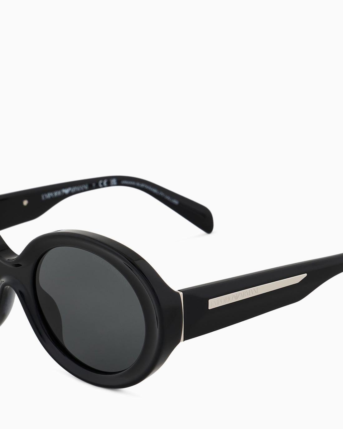 Emporio Armani EA4231U Women Black Round Sunglasses