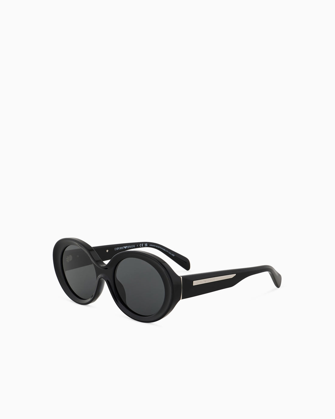 Emporio Armani EA4231U Women Black Round Sunglasses