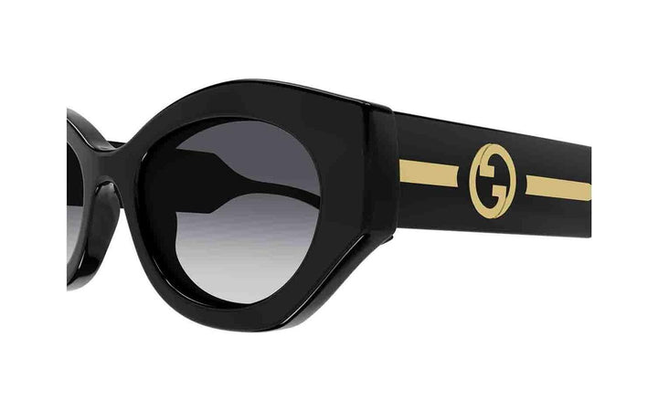 Gucci GG1553S Women Black Cateye Sunglasses