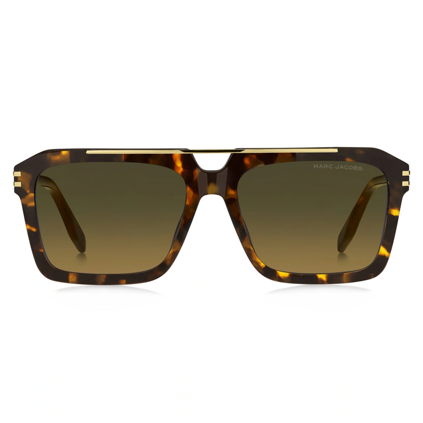 Marc Jacobs 752 Unisex Square Tortoiseshell Sunglasses