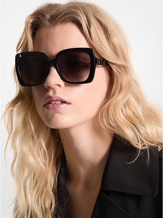 Michael Kors MK-2213 Women Square Black Sunglasses