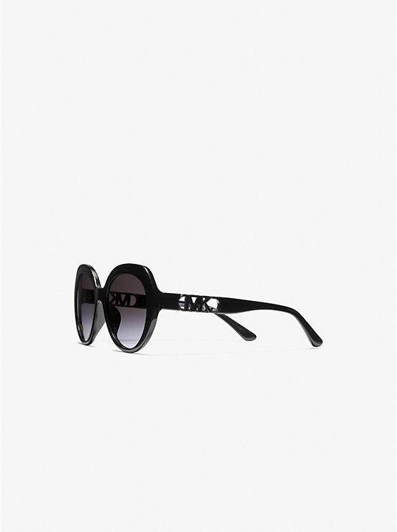 Michael Kors MK-2214U Women San Lucas Round Black Sunglasses