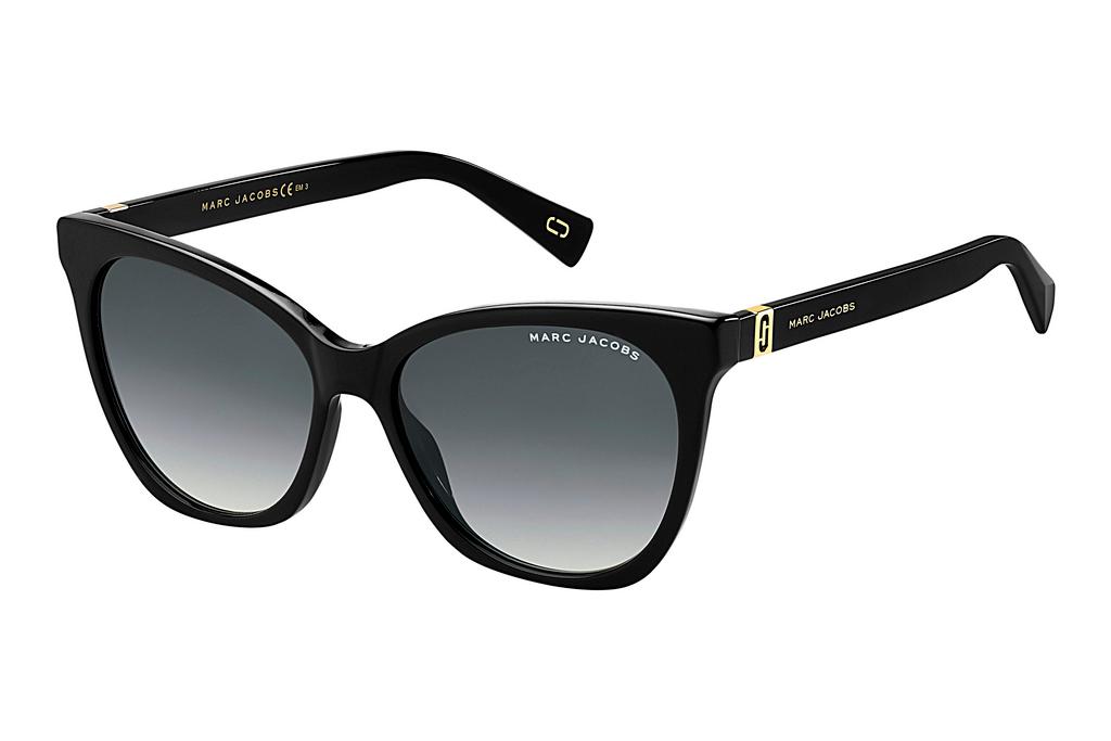 Marc Jacobs 336/S Unisex Square Black Sunglasses