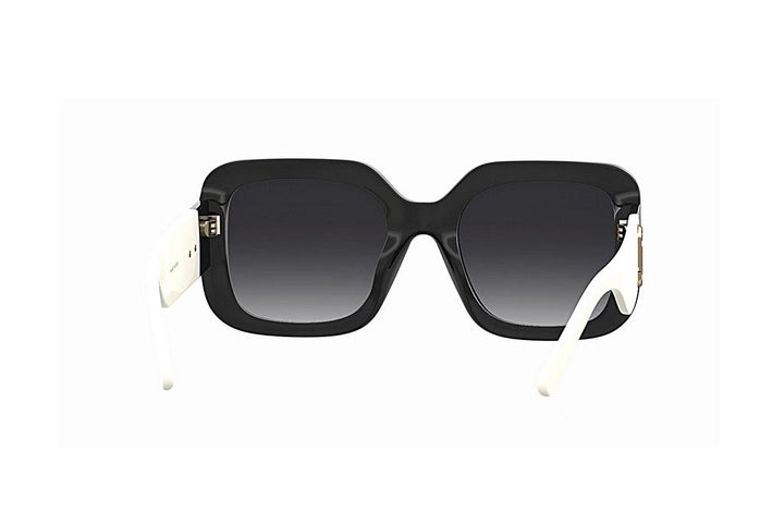 Marc Jacobs 647 Women Oversized Square Black and Ivory Sunglasses