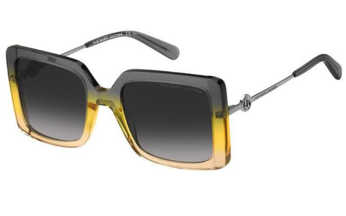 Marc Jacobs 579 Women Oversized Square Gradient Yellow Sunglasses