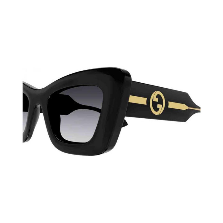 Gucci GG1552S Women Black Cateye Sunglasses