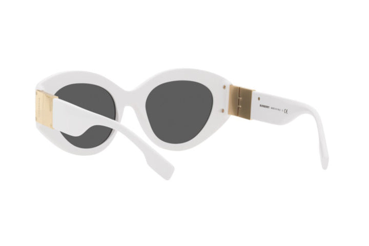 Burberry 4361 Women Sophia White Cateye Sunglasses