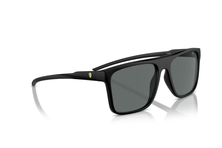 Scuderia Ferrari 6006 Men Black Square Polarized Sunglasses