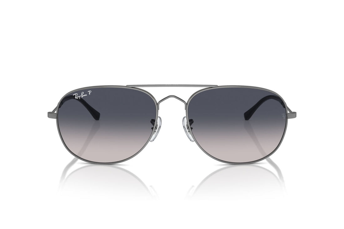 Ray-Ban 3735 Men Bain Bridge Polarized Aviator Sunglasses