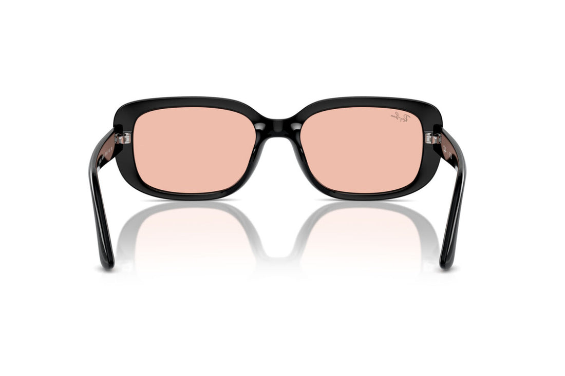 Ray-Ban 4421D Women Black Oversized Square Sunglasses