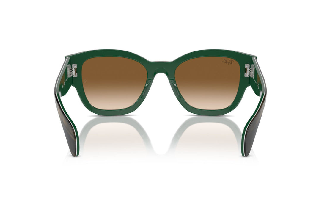 Ray-Ban 7681S Men Jorge Tortoise Square Sunglasses