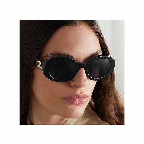 Celine CL40194U Women Triomphe Black Sunglasses