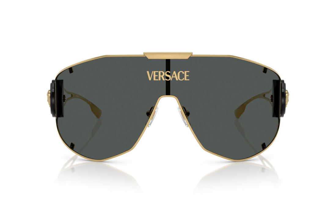 Versace 2268 Unisex Wraparound Shield Sunglasses