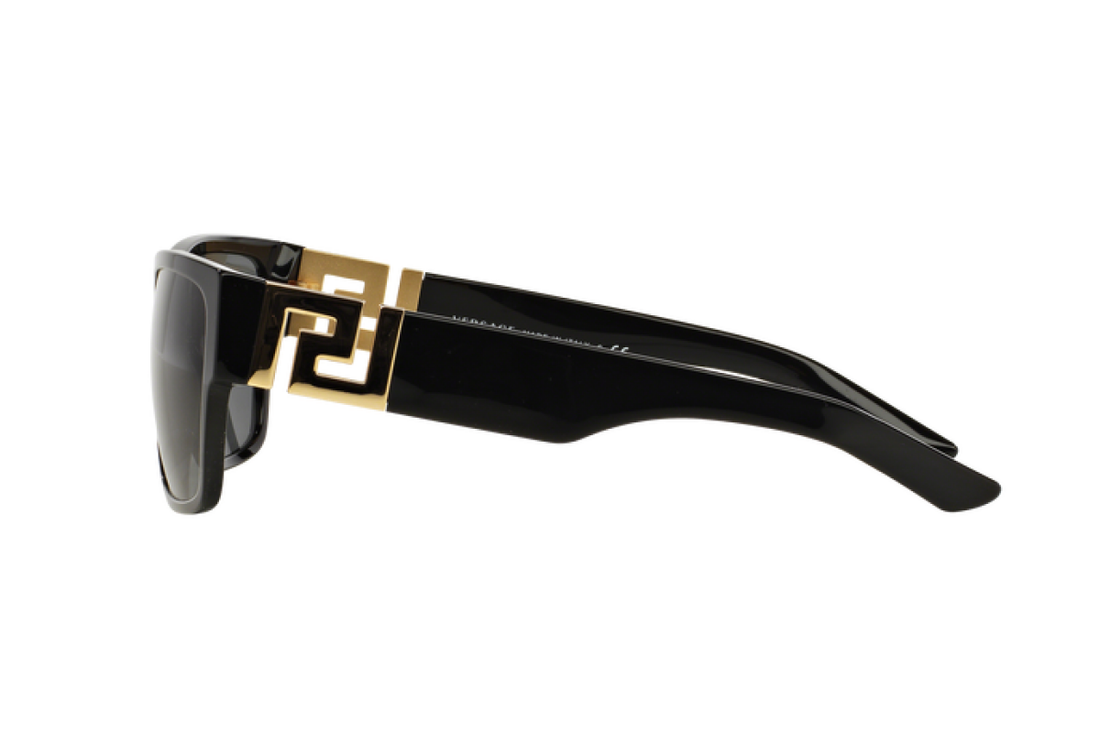 Versace 4296 Unisex Greca Black Square Sunglasses