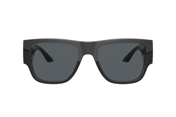 Versace 4403 Unisex Greca Black Square Sunglasses