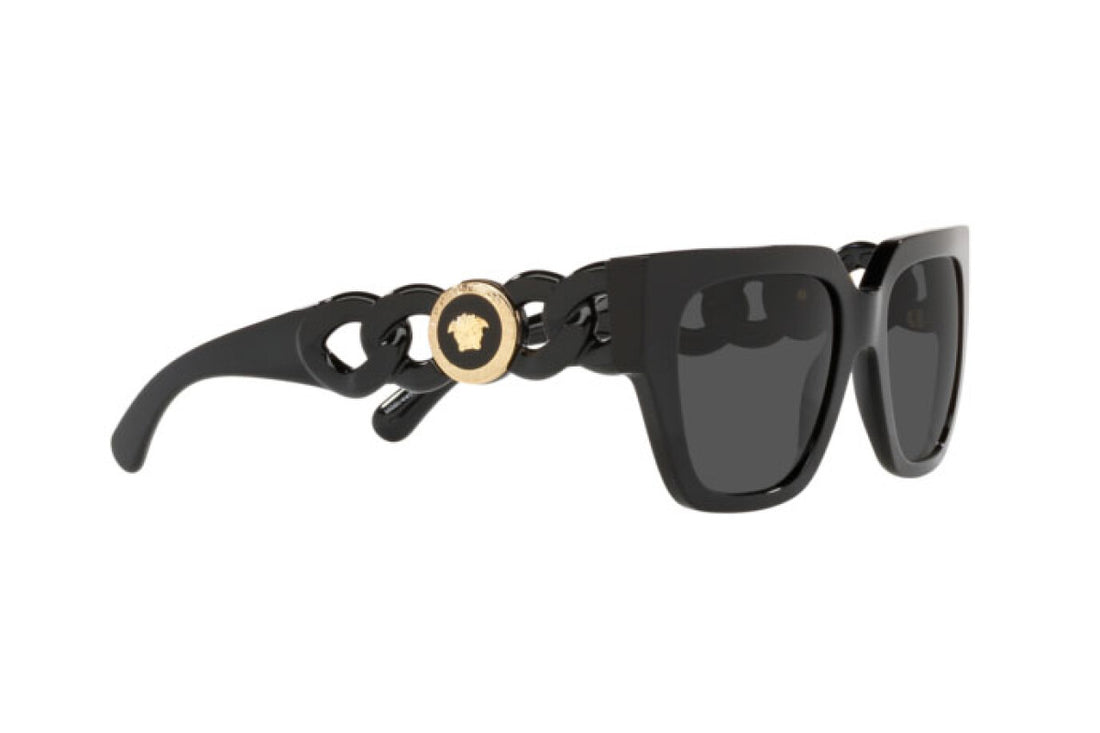 Versace VE4409 Women Dark Grey Square Sunglasses