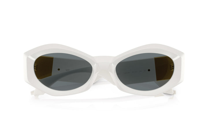 Versace VE4466U Women White Oval Sunglasses